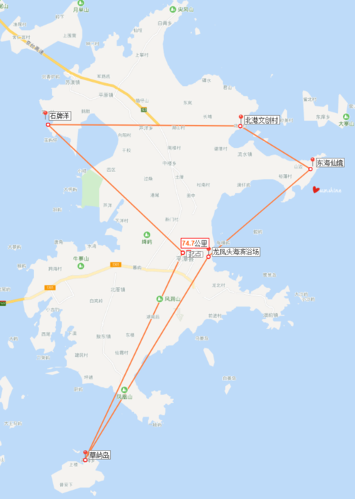 平潭岛自驾游线路图_平潭岛自驾游线路图大全